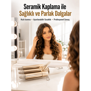 Bukle Saç Maşası – Kolay Kullanım, Sağlıklı Bukleler Yüksek Isılı
