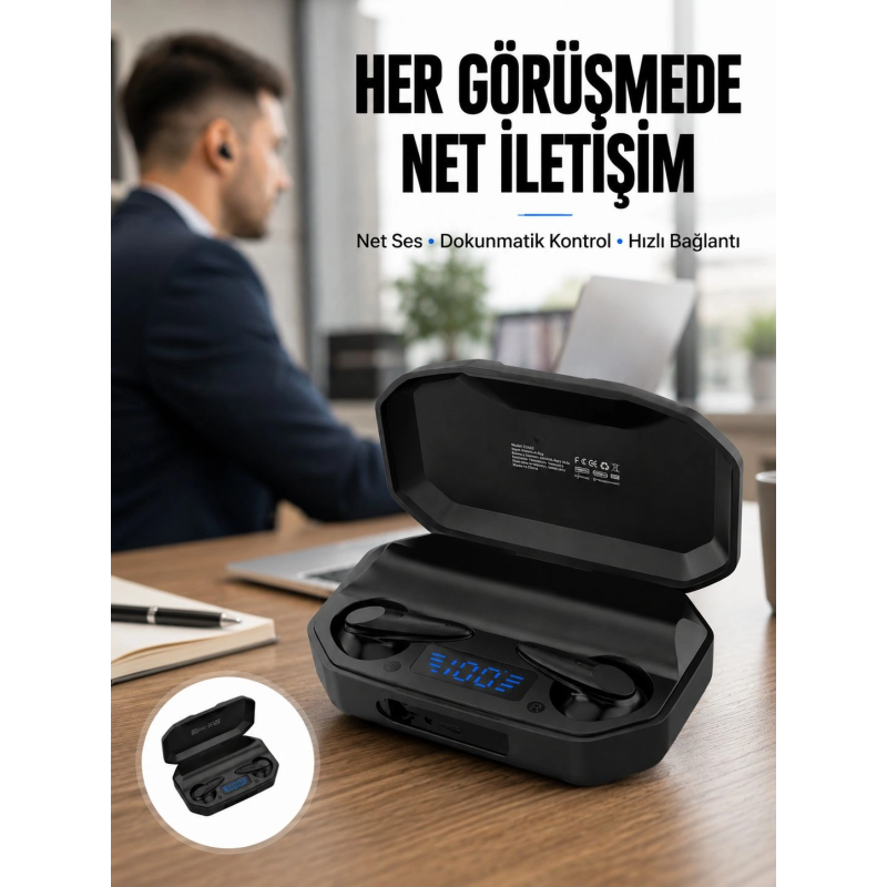 Çağrı Cevaplayabilen Akıllı Saat 5.2 Bluetooth Bağlantılı Kulaklık Yeni Nesil Çağrı Cevaplayabilen Akıllı Saat 5.2 Bluetooth Bağlantılı Kulaklık Yeni Nesil