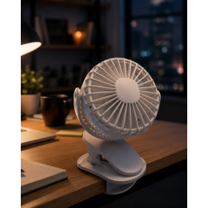 Çalışma Masası Ve Yatak Başlığı İçin Klipsli Mini Fan