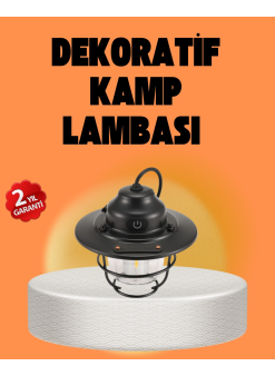 Çam Kozalağı Şekilli Retro Kamp Gece Lambası