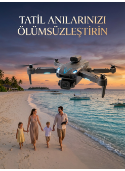 Canlı Görüntü Aktarımlı Katlanabilir Kamera Dron