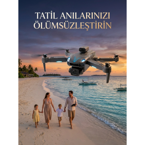 Canlı Görüntü Aktarımlı Katlanabilir Kamera Dron