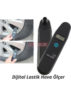 Carub Dijital Araba Lastik Hava Basınç Göstergeli Ölçer Alet