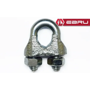 Çelik Halat Bağlama, Düğüm, Klemens 8 Mm - 25 Adet