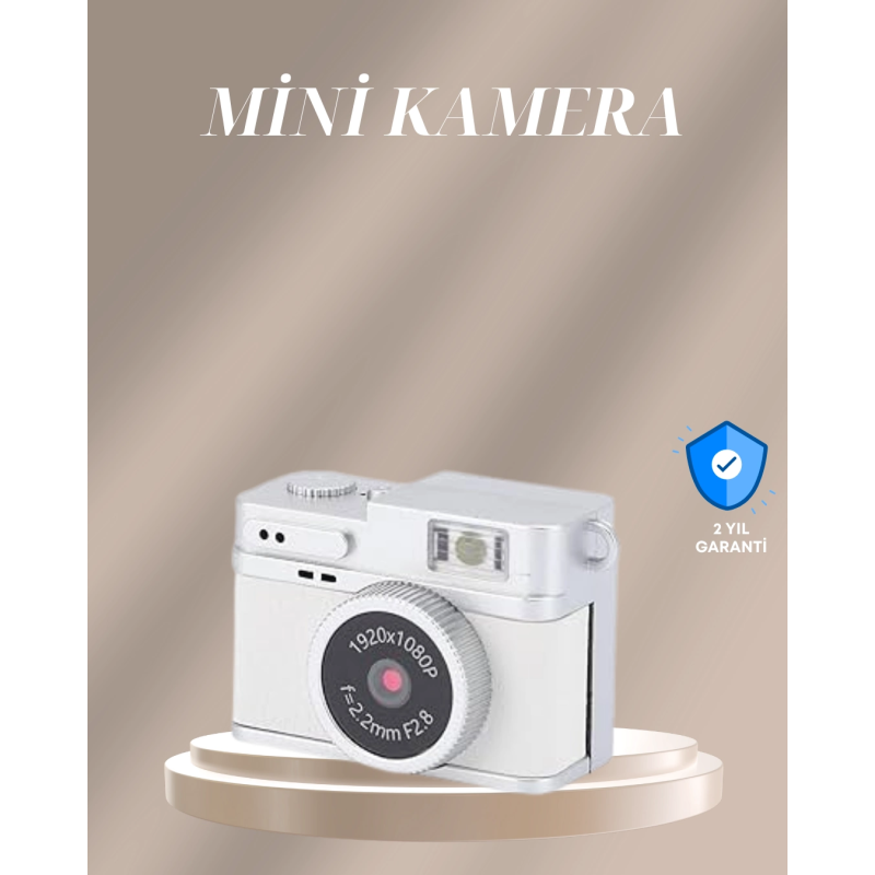 Cep Boy Vintage Dijital Kamera Led Destekli Full Hd Video