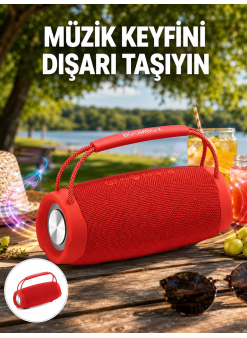 Çevreleyen Sesli Rgb Destekli Kablosuz Taşınabilir Hoparlör Yeni Nesil