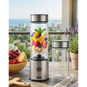 Çift Cam Hazneli Blender 16500 Rpm Buz Kırıcı Taşınabilir Blender