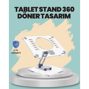 Çift Eksenli Ayarlanabilir Tablet Destek Standı