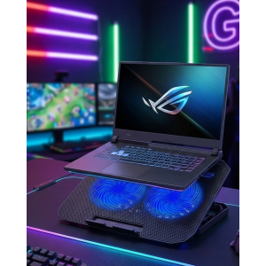 Çift Fanlı Laptop Soğutucu Stand 17 İnç Uyumlu 8 Kademeli Ayarlı Usb Girişli