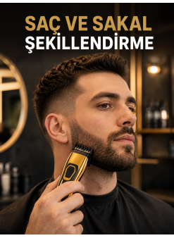 Çift Kademeli Güç Modlu Kablosuz Kişisel Bakım Seti