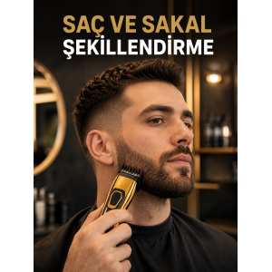 Çift Kademeli Güç Modlu Kablosuz Kişisel Bakım Seti