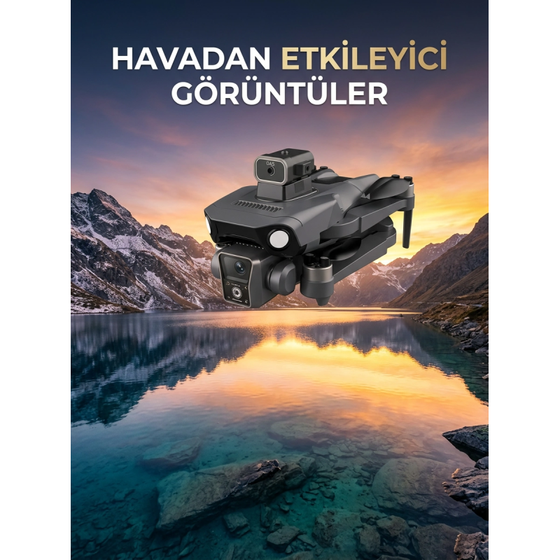 Çift Kameralı Gps Drone Geniş Açılı Havadan Görüntüleme Sistemi Çift Kameralı Gps Drone Geniş Açılı Havadan Görüntüleme Sistemi