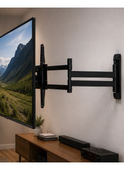 Çift Kollu Tv Askı Aparatı Hareketli Lcd Led Televizyon Askılığı