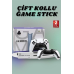 Çift Oyun Kollu 4k Hd Ekran Nostaljik 20.000 Oyunlu Beyaz Game Stick
