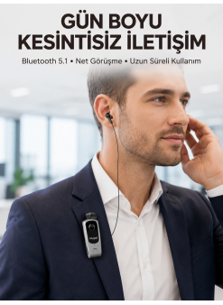 Çift Telefon Bağlantılı Eller Serbest Bluetooth Kulaklık
