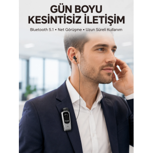 Çift Telefon Bağlantılı Eller Serbest Bluetooth Kulaklık