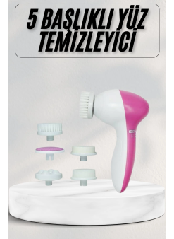 Cilt Temizleme Ve Masaj Aleti 5 Başlıklı Akne Ve Sivilce Önleyici