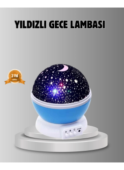 Çocuk Gece Lambası 6 Modlu Renkli Led Enerji Tasarruflu Masal Işığı