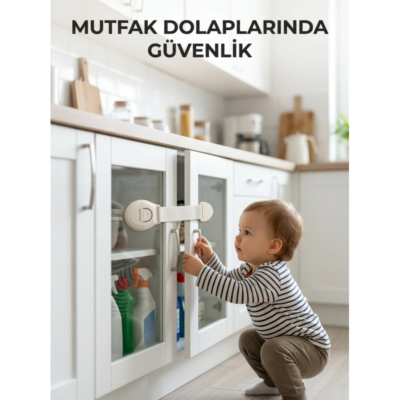 Çocuk Güvenlik Dolap Ve Çekmece Kilidi Güçlü Yapışkanlı Emniyet Kilidi Çocuk Güvenlik Dolap Ve Çekmece Kilidi Güçlü Yapışkanlı Emniyet Kilidi