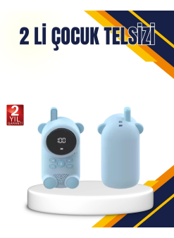 Çocuk Ve Bebek Telsizi – 22 Kanal, Vox Modu, Usb Şarjlı, Renkli Ekran