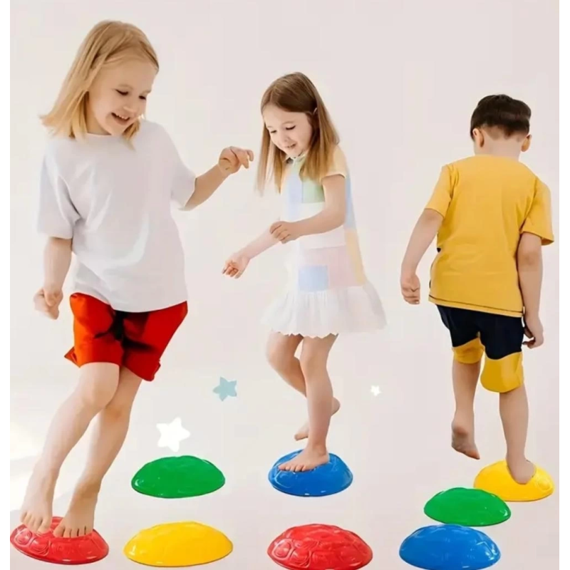 Çocuk Yarım Küre denge Ve Koordinasyon Adası 6 Lı Set Çocuk Yarım Küre denge Ve Koordinasyon Adası 6 Lı Set