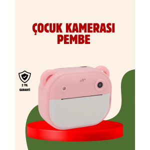 Çocuklar İçin Şipşak Yazıcı Kamera 24mp Hd Çift Lensli Termal Baskılı