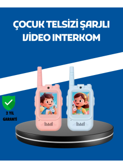 Çocuklar İçin Video Görüşmeli Walkie Talkie Uzun Mesafe İletişim