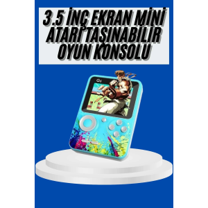 Çocuklara Özel 4k Hd Retro Oyun Konsol El Atari Taşınabilir 500 Oyunlu