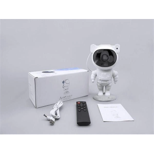 Çocuklara Özel Projeksiyon Astronot Lamba Speaker Sevimli