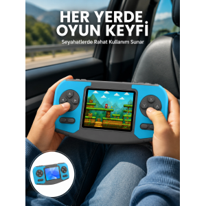 Çocuklara Özel Retro Oyun Konsolu Portatif Eğlence Cihazı