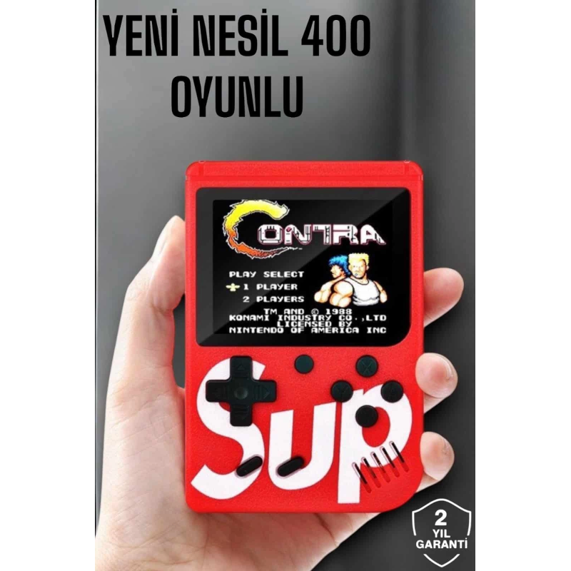 Çocuklara Özel Sup 400 Oyunlu Mini Oyun Konsolu Çocuklara Özel Sup 400 Oyunlu Mini Oyun Konsolu