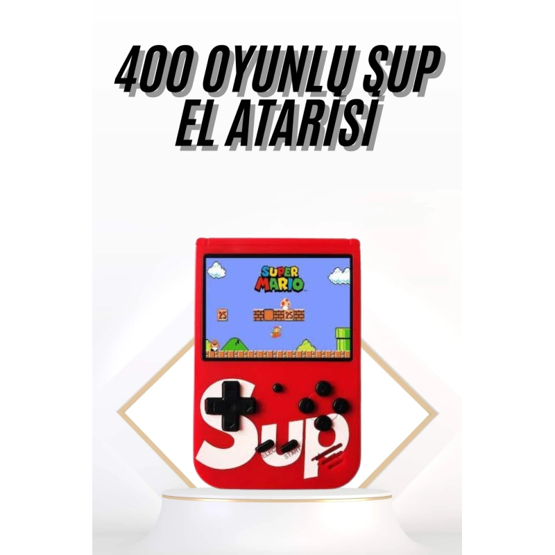 Çocuklara Özel Taşınabilir Sup El Atarisi 400 Oyunlu Nostaljik Oyun Konsolu Çocuklara Özel Taşınabilir Sup El Atarisi 400 Oyunlu Nostaljik Oyun Konsolu