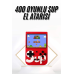 Çocuklara Özel Taşınabilir Sup El Atarisi 400 Oyunlu Nostaljik Oyun Konsolu Çocuklara Özel Taşınabilir Sup El Atarisi 400 Oyunlu Nostaljik Oyun Konsolu