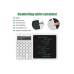 Çok Amaçlı Digital Hesap Makinesi Lcd Ekran Yazma Tableti Ofis Okul İçin Silinebilir El Yazısı Not Defteri