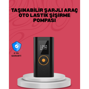 Çok Amaçlı Dijital Lastik Pompası Araç Bisiklet Top Uyumlu