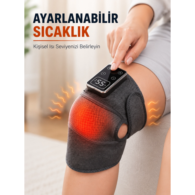 Çok Amaçlı Diz Dirsek Omuz Masaj Aleti Isıtmalı Titreşimli Şarjlı Masaj Cihazı Çok Amaçlı Diz Dirsek Omuz Masaj Aleti Isıtmalı Titreşimli Şarjlı Masaj Cihazı
