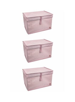Çok Amaçlı Düzenleyici Kutu Organizer Cırt Cırtlı Hurç Mega Plus Boy 40cm X 30cm X 70cm (3 Adet)