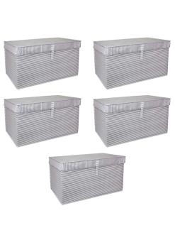 Çok Amaçlı Düzenleyici Kutu Organizer Cırt Cırtlı Hurç Mega Plus Boy 40cm X 30cm X 70cm (5 Adet)