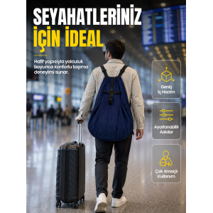 Çok Amaçlı Katlanabilir Taşıma Çantası Geniş Hacimli Günlük Kullanım Çantası