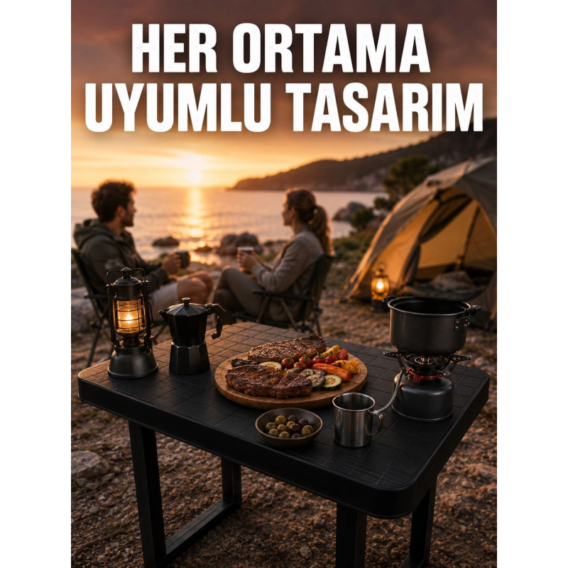 Çok Amaçlı Katlanır Kamp Masası Dayanıklı Piknik Balkon Bahçe Masası Çok Amaçlı Katlanır Kamp Masası Dayanıklı Piknik Balkon Bahçe Masası