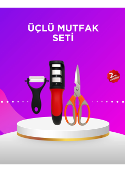 Çok Amaçlı Mutfak Makas Seti – Paslanmaz Çelik Ve Ergonomik Tasarım
