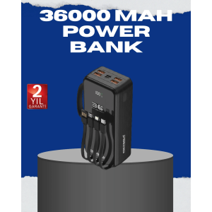 Çok Çıkışlı Taşınabilir Şarj Cihazı Dijital Göstergeli