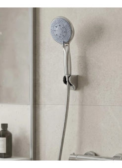 Çok Fonksiyonlu 4 Kademeli El Duşu Seti Spiral Hortumlu Banyo Duş Başlığı