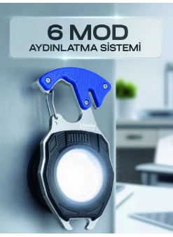 Çok Fonksiyonlu Acil Durum El Feneri Elektronik Çakmak Tornavida Ve Düdük Özellikli