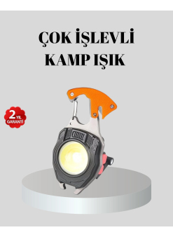 Çok Fonksiyonlu Anahtarlık Fener – Güçlü Led Işıklı, Şarjlı, Düdüklü Ve Tornavidalı Mini El Feneri