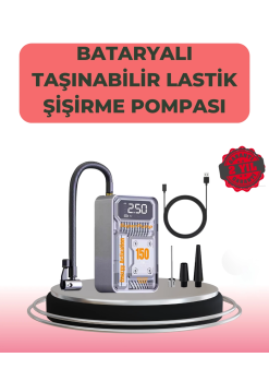 Çok Fonksiyonlu Araç, Bisiklet, Top Uyumlu Elektrikli Hava Pompası