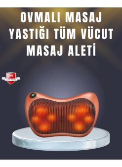 Çok Fonksiyonlu Boyun Bel Sırt Masaj Yastığı Araç İçi Uyumlu