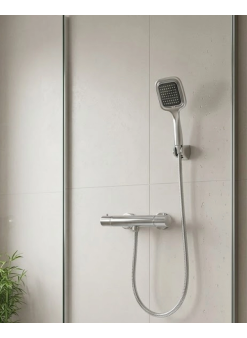 Çok Fonksiyonlu Siyah El Duşu Seti Spiral Hortum Ve Duş Askısı Banyo Duş Başlığı