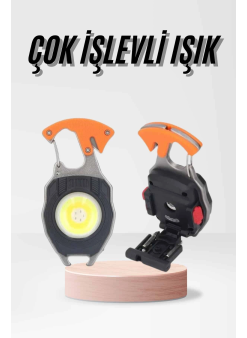 Çok İşlevli Acil Durum Işığı Usb Şarjlı Cep Feneri 7 Farklı Mod