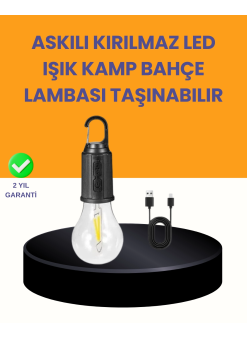 Çok Yönlü Asma Kancalı Kamp Işığı